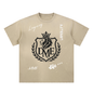 DME Lionhearted Hand-Frayed Sunfade Paint Splatter T-Shirt