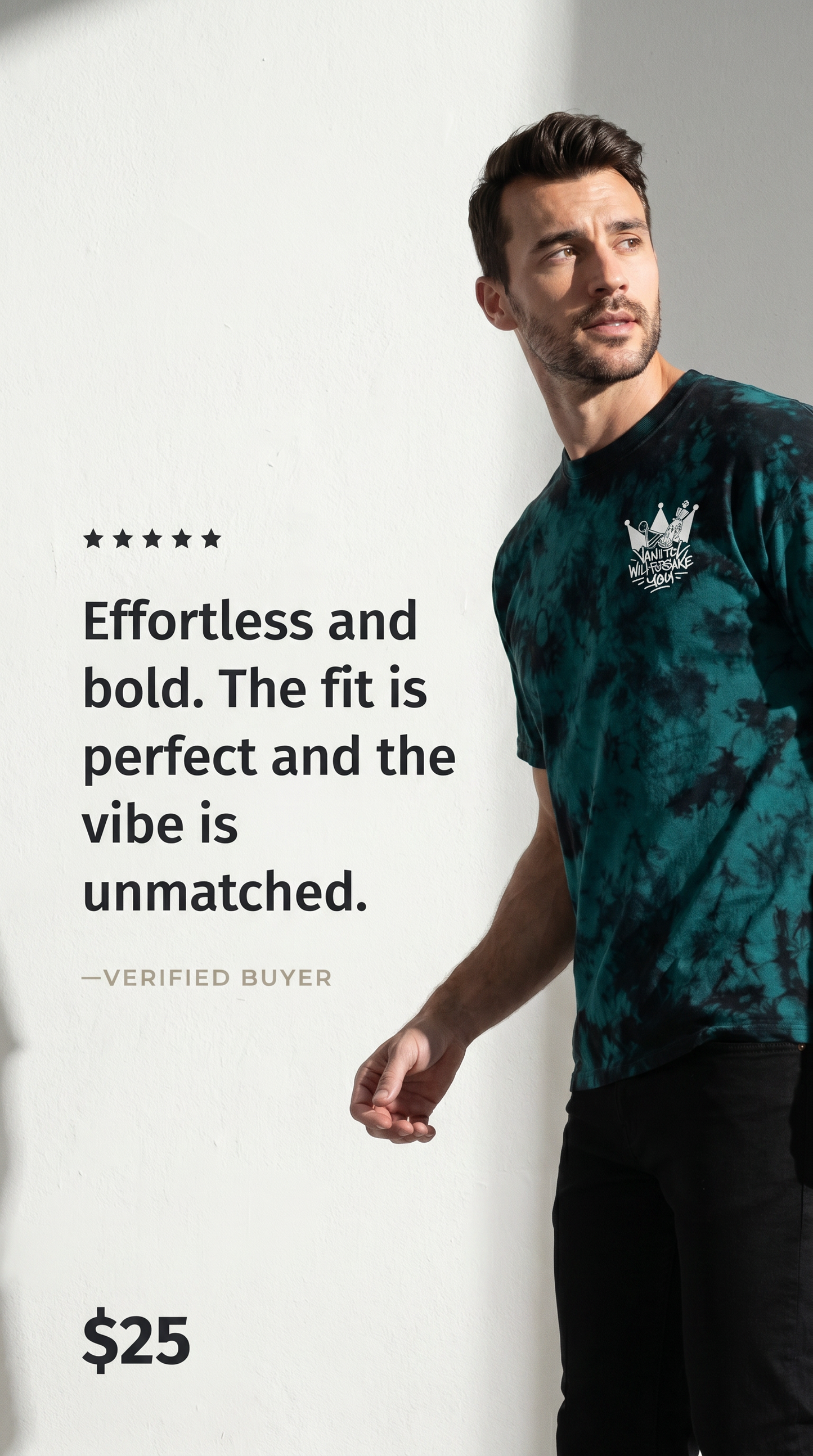 Vanity Will Forsake You Tie-Dye Tee
