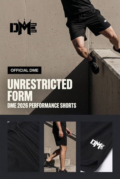 DME 2026 Mesh-Lined Quick-Dry Performance Shorts