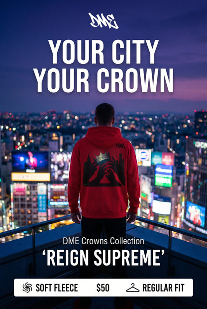 DME Crowns Unisex Heavy Blend Zip Hoodie