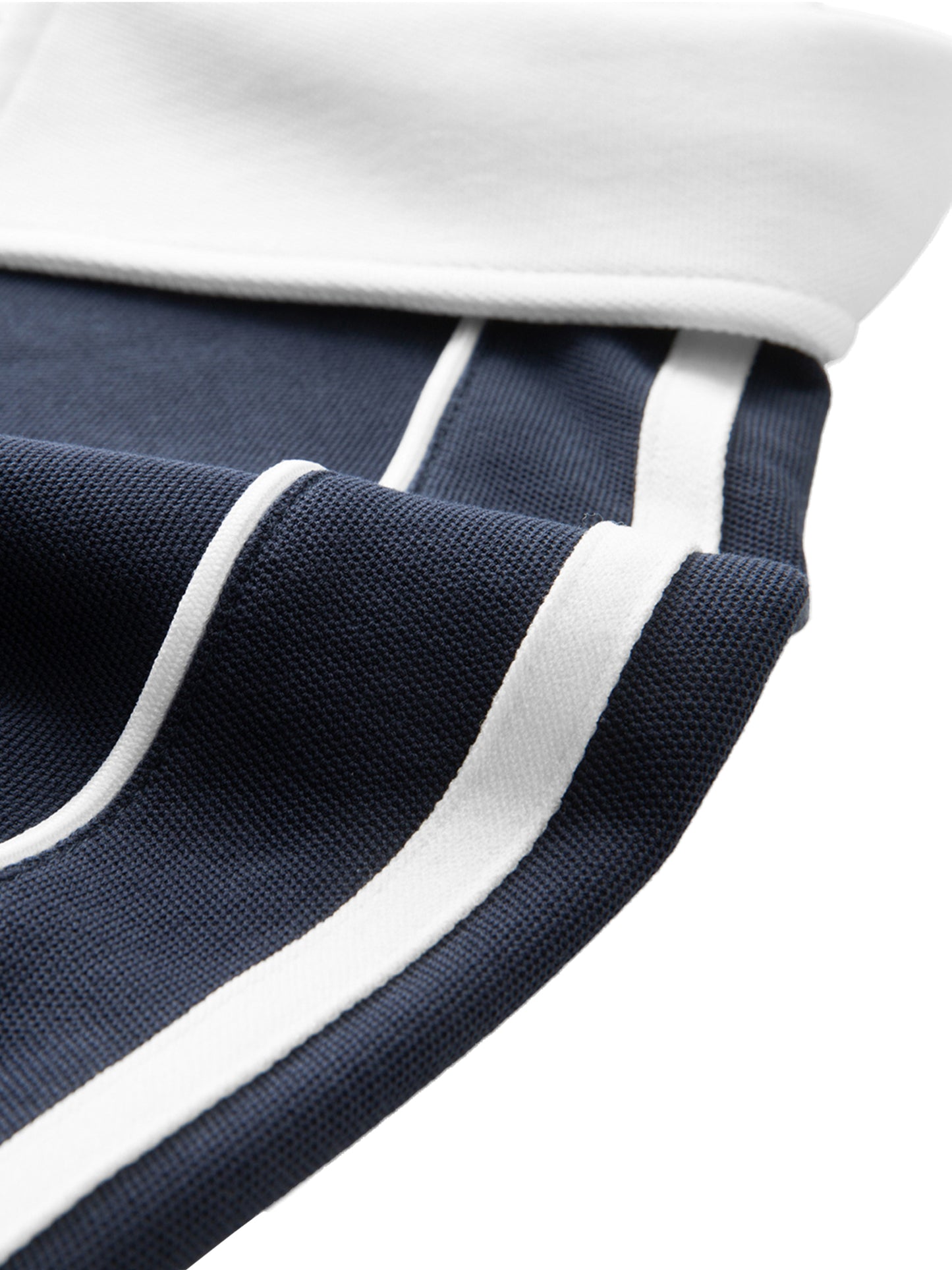 Vanity Will Forsake You Contrast Collar Short-Sleeve Polo Shirt
